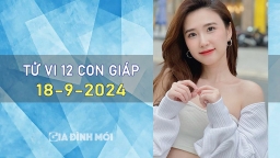 Tử vi hàng ngày của 12 con giáp hôm nay 18/9/2024