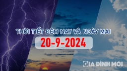 Dự báo thời tiết ngày mai 20/9/2024 ở trên biển và đất liền