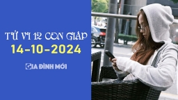 Tử vi 12 con giáp ngày 14/10/2024: Dần gặp nhiều khó khăn, Ngọ nhận nhiều may mắn