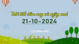 Dự báo thời tiết ngày mai 21/10/2024 trên biển và đất liền