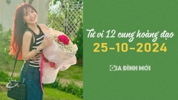 Tử vi 12 cung hoàng đạo ngày 25/10/2024: Xử Nữ tràn đầy tham vọng