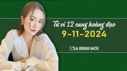 Xem tử vi hàng ngày của 12 cung hoàng đạo hôm nay 9/11/2024