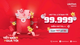 Tết này, Viettel lì xì khách hàng tới 99.999 điểm Viettel ++