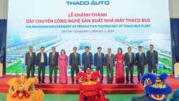 THACO AUTO khánh thành dây chuyền công nghệ sản xuất và ra mắt các dòng sản phẩm mới THACO Bus và THACO Tải