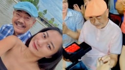 NSND Việt Anh được bạn gái kém 36 tuổi cầu hôn