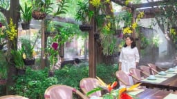 Khu vườn Ngon đẹp nao lòng khiến thực khách mê mẩn