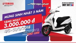 Ưu đãi ‘khủng’: Khách hàng mua xe Yamaha Acruzo được tặng 3 triệu đồng