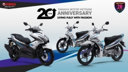 Sirius và NVX phiên bản kỷ niệm 20 năm của Yamaha có gì đặc biệt?