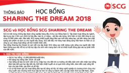 20 suất học bổng Sharing The Dream 2018 dành cho sinh viên Việt Nam