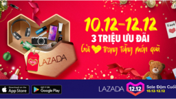 Lazada sale đậm với hơn 3 triệu ưu đãi trong 3 ngày của tháng 12
