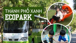 [Điểm đến cuối tuần] - Vui chơi, chụp ảnh cùng gia đình tại Thành phố xanh Ecopark