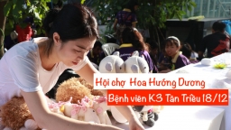 Hội chợ hoa Hướng dương: 3.000 sản phẩm bán giá 1.000 đồng vì bệnh nhân ung thư