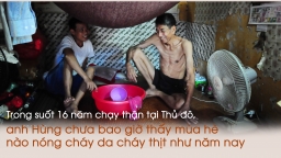 'Xóm chạy thận' treo chăn ướt sũng nước, bất lực trước nắng nóng trong phòng trọ 5 - 9 mét vuông