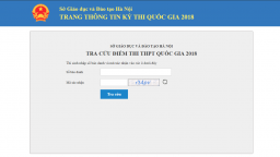 Cách tra cứu điểm thi THPT Quốc gia 2018 tại Hà Nội chính xác nhất