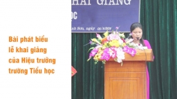 Bài phát biểu khai giảng năm học mới của hiệu trưởng trường tiểu học hay nhất