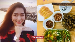 Bà mẹ 8X xinh đẹp bật mí thực đơn cơm tối ngon 'ngây ngất'