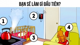 Trắc nghiệm tâm lý: Bạn sẽ làm gì đầu tiên trong tình huống này?