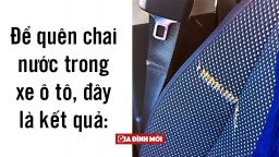 Lính cứu hỏa cảnh báo hiểm họa 'chết người' từ thói quen để chai nước trong xe ô tô