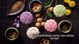 Bật mí chị em cách ăn bánh Trung thu thả phanh không lo bị béo