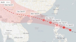 Tin bão Mangkhut mới nhất và dự báo thời tiết 7 ngày tới 14-21/9/2018