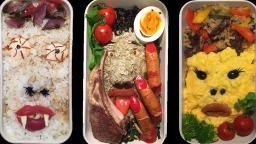 'Hết hồn' với những hộp cơm bento 'thách' bạn ăn ngon miệng