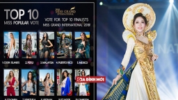 Á hậu Phương Nga lọt Top 10 Miss Popular Vote tại Hoa hậu Hòa bình 2018