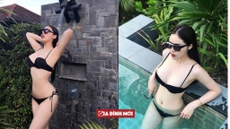 Kỳ Duyên gây sốt khi đăng ảnh bikini khoe vòng 1 mới 'tân trang'