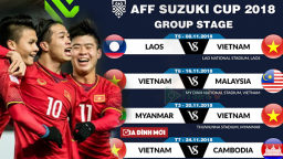 Lịch thi đấu của đội tuyển Việt Nam tại AFF cup 2018 chính xác, đầy đủ nhất