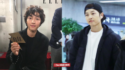 Song Joong Ki cứ chải chuốt thì bị chê xuống sắc còn khi mặt mộc lại cực phẩm thế này đây