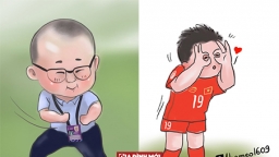 Bộ tranh chibi cute hết cỡ về hành trình của tuyển Việt Nam tại AFF Cup 2018