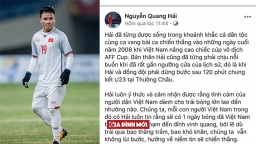 Chung kết lượt đi AFF Cup 2018: Quang Hải lên tiếng thắp lửa cho cả đội tuyển