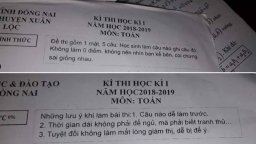 Những lời nhắn nhủ hài hước của thầy giáo gửi cho học trò trong đề cương gây 'sốt'