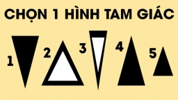 Trắc nghiệm tính cách: Hình tam giác bạn chọn sẽ nói lên phẩm chất tuyệt nhất của bạn