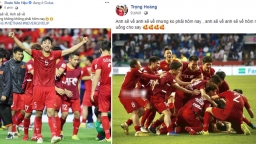 Tiến vào tứ kết Asian Cup, các cầu thủ Việt Nam rủ nhau lên MXH tuyên bố 'chất lừ'