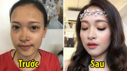 Nhan sắc 'lên hương' của các cô dâu sau khi trang điểm đến chú rể cũng chẳng nhận ra
