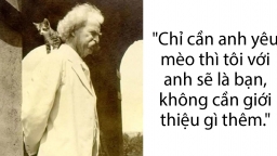 12 bức ảnh chứng minh đại văn hào Mark Twain là người cuồng mèo