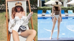 Hồ Ngọc Hà diện bikini, monokini siêu quyến rũ, 'thiêu đốt' mọi ánh nhìn