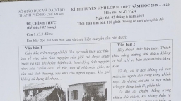 Đề thi môn Ngữ văn tuyển sinh vào lớp 10 tại TP.HCM