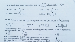 Đáp án môn Toán thi THPT Quốc gia 2019