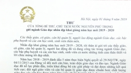 Toàn văn thư của Tổng Bí thư, Chủ tịch nước Nguyễn Phú Trọng chúc mừng năm học mới