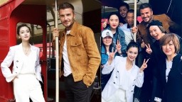 Mỹ nhân Angela Baby rạng rỡ sánh vai bên David Beckham