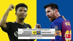 Trực tiếp bóng đá Cúp C1 châu Âu: Dortmund vs Barcelona trên K+PM