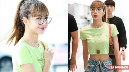 Lisa (BLACKPINK) đẹp như búp bê sống, khoe eo thon không mỡ thừa tại sân bay