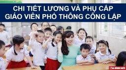 Chi tiết mức lương và phụ cấp của giáo viên mầm non, tiểu học, THCS, THPT công lập