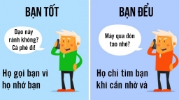 10 sự khác biệt giữa bạn tốt và bạn đểu