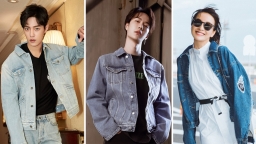 Tiêu Chiến, Vương Nhất Bác, Ngô Hân 'bụi bặm' khi diện denim jacket