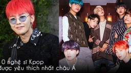 10 nghệ sĩ Kpop được yêu thích nhất châu Á: TWICE No.4, BTS và BLACKPINK ai dẫn đầu?