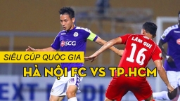 Trực tiếp Siêu Cúp Quốc Gia: Hà Nội FC vs TP.HCM trên VTV6