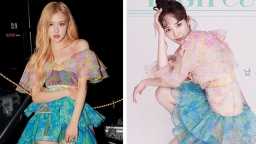 Rosé 'chặt đẹp' Park Min Young cùng 'bông hồng lai' khi đụng độ váy áo