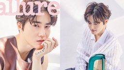 Suho (EXO) hóa nam thần vạn người mê trên tạp chí Allure tháng 5